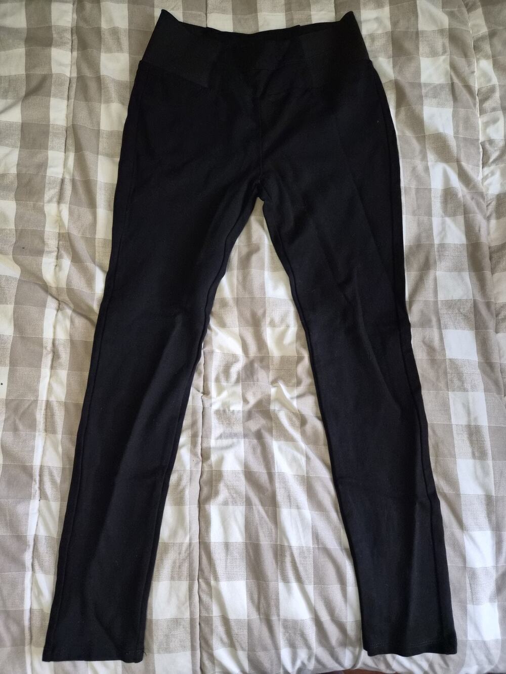 Size Medium Ci Sono Black Stretch Waist Business Workwear Skinny Leg Dress Pants